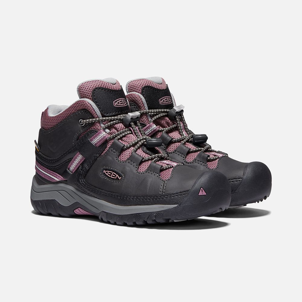 Keen Laarzen Kinderen Zwart - Targhee Waterproof - 28069-PNKT